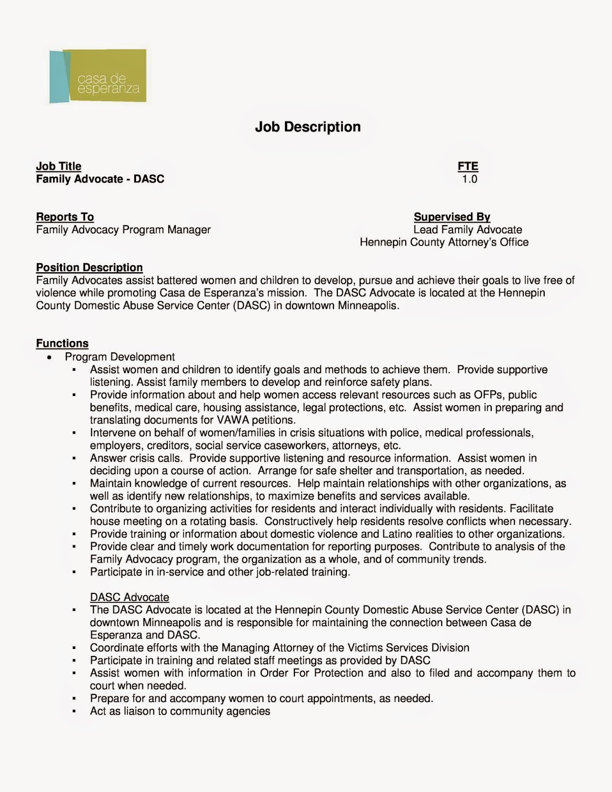 Chemical dependency counselor resume example